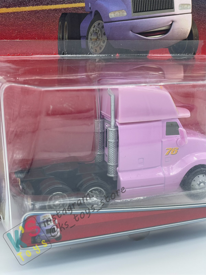 DELUXE DISNEY PIXAR CARS BY MATTEL "VINYL TOUPEE CAB" PISTON CUP PIT CREW - BNIP