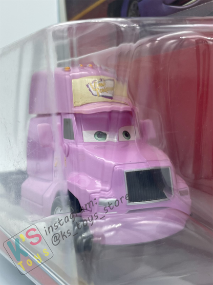 DELUXE DISNEY PIXAR CARS BY MATTEL "VINYL TOUPEE CAB" PISTON CUP PIT CREW - BNIP
