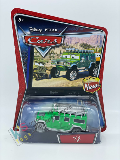 DISNEY PIXAR CARS BY MATTEL, T.J HUMMER (SMALL SIZE) - WALMART SERIES - BNIP