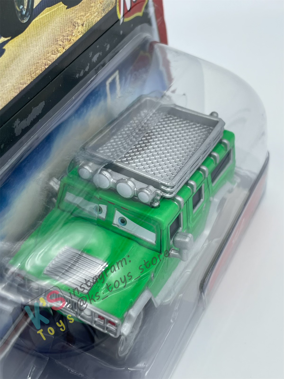 DISNEY PIXAR CARS BY MATTEL, T.J HUMMER (SMALL SIZE) - WALMART SERIES - BNIP