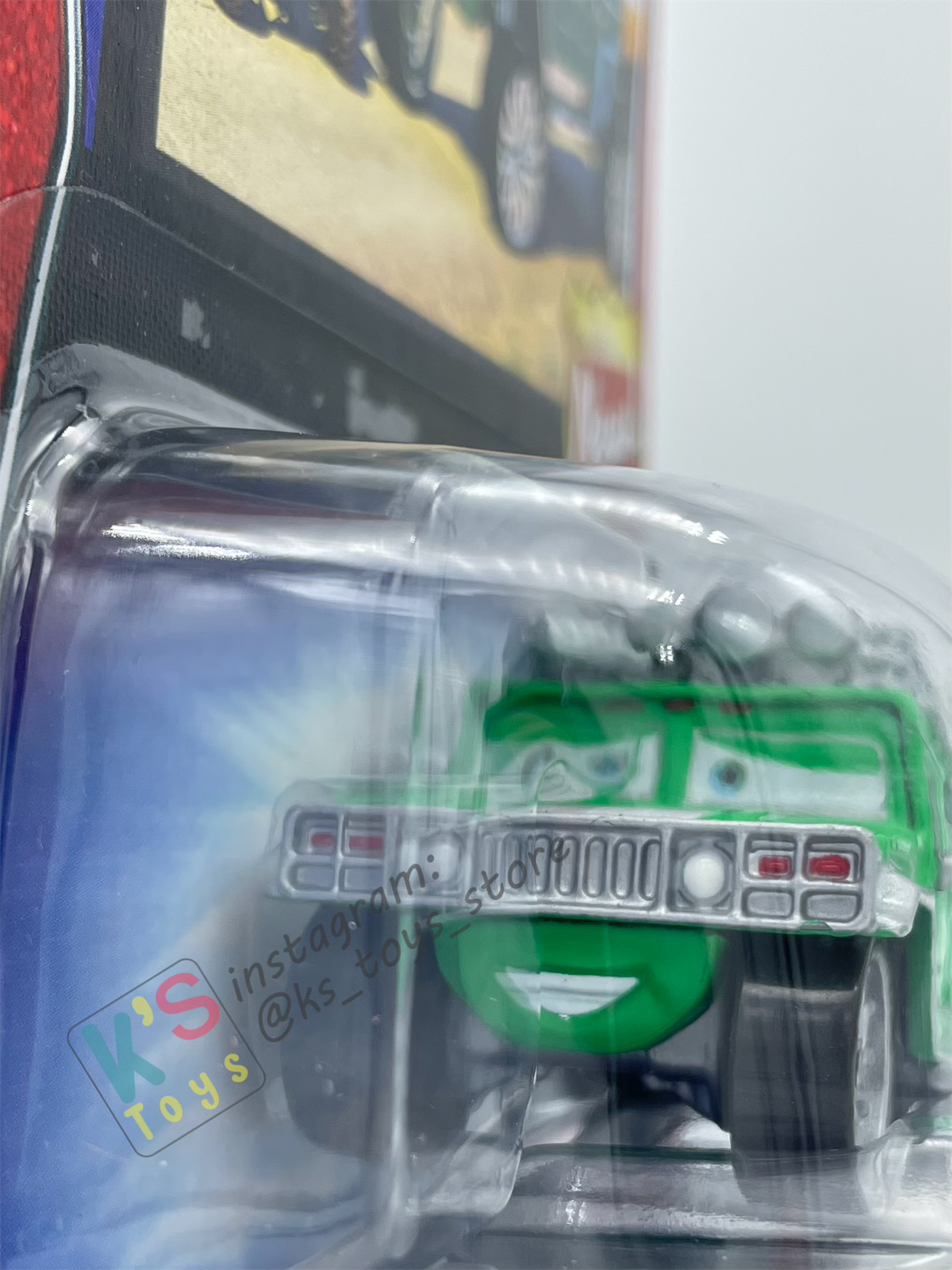 DISNEY PIXAR CARS BY MATTEL, T.J HUMMER (SMALL SIZE) - WALMART SERIES - BNIP