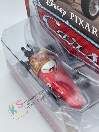 DISNEY PIXAR CARS BY MATTEL, “MAMA BERNOULLI" RACE FANS SERIES - BNIP