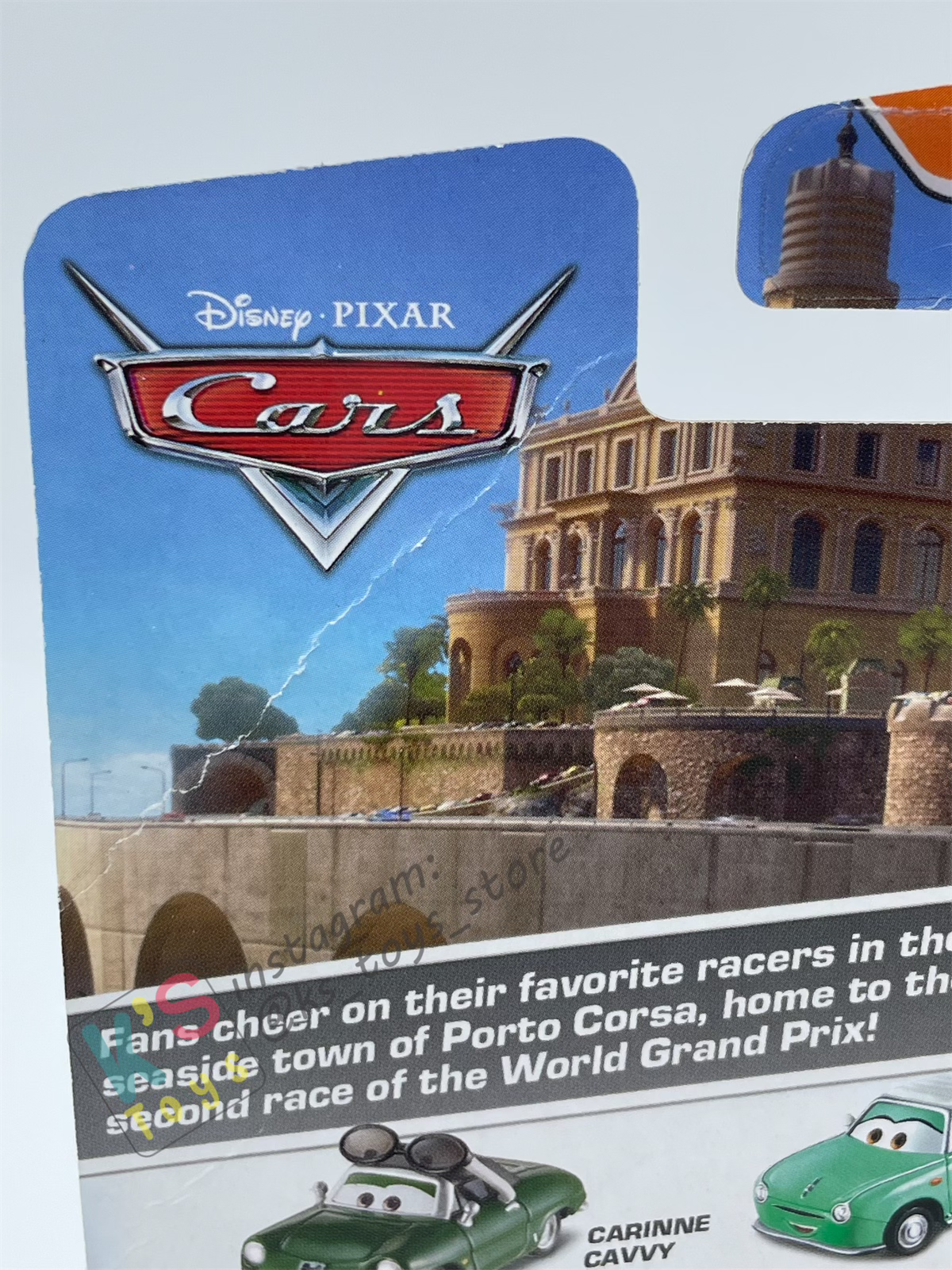 DISNEY PIXAR CARS "ALBERTO" RACE FANS - BNIP
