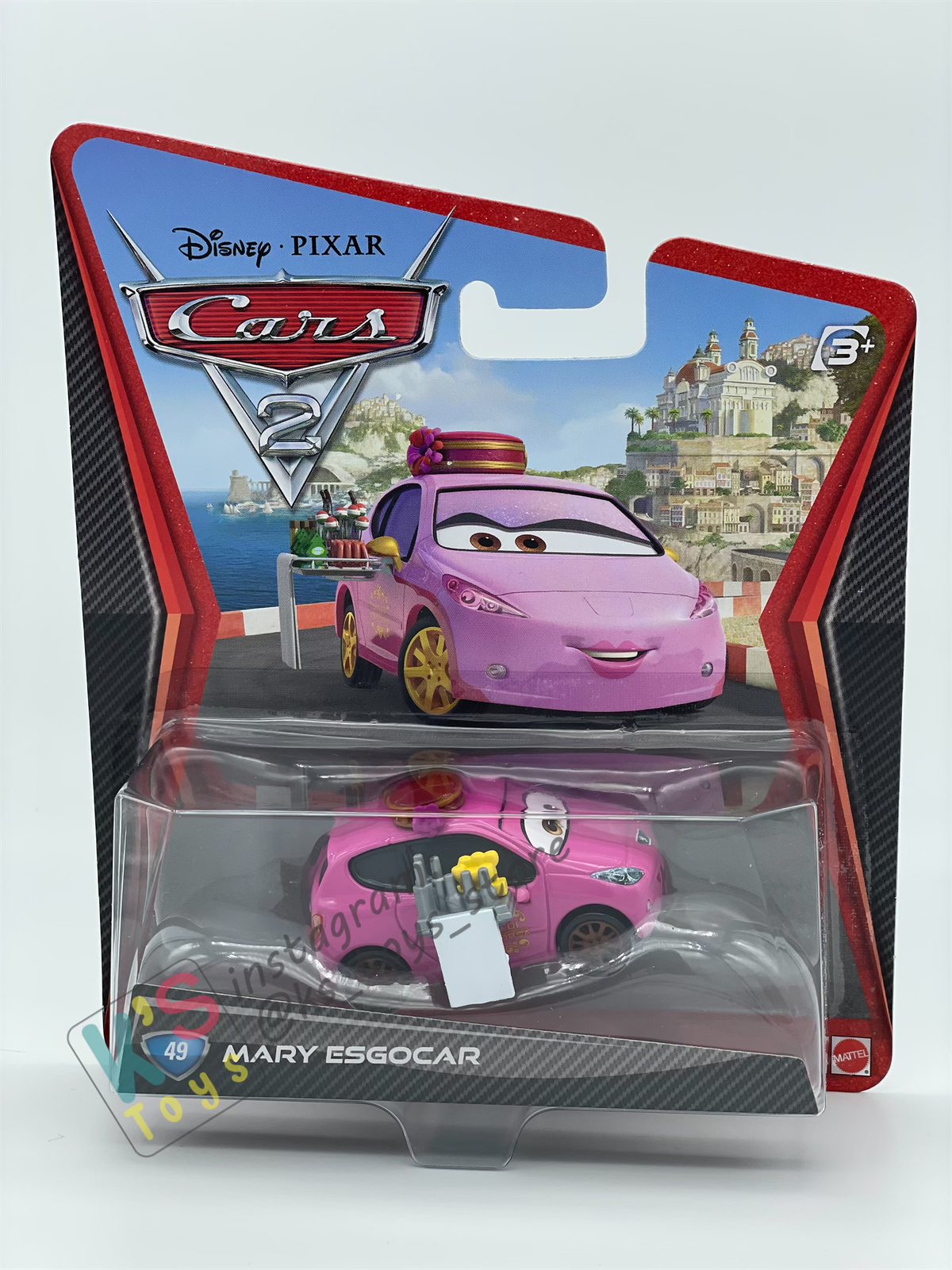 DISNEY PIXAR CARS BY MATTEL, MARY ESGOCAR - CARS 2 SERIES - BNIP