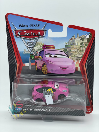 DISNEY PIXAR CARS BY MATTEL, MARY ESGOCAR - CARS 2 SERIES - BNIP