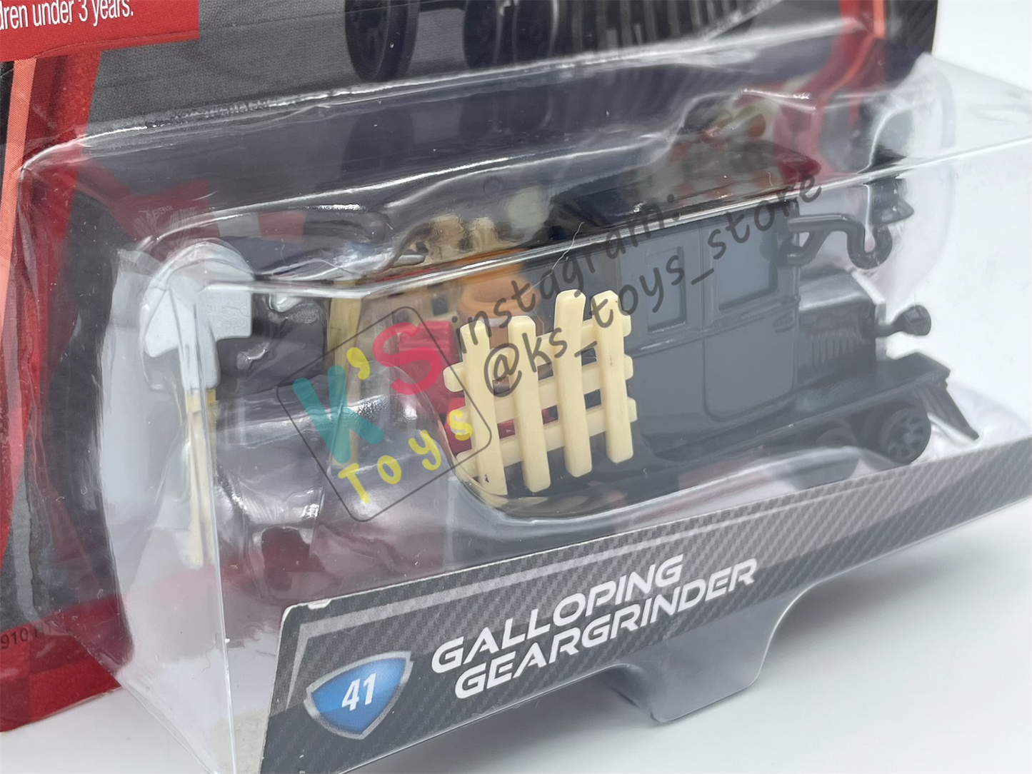 DISNEY PIXAR CARS BY MATTEL, GALLOPING GEARGRINDER - CARS 2 SERIES - BNIP