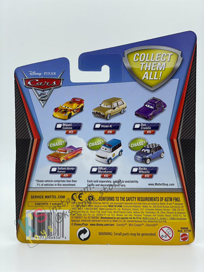 DISNEY PIXAR CARS BY MATTEL, VICTOR HUGO - CARS 2 SERIES - BNIP