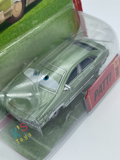 DISNEY PIXAR CARS BY MATTEL, PATTI - RACE ORAMA SERIES - BNIP