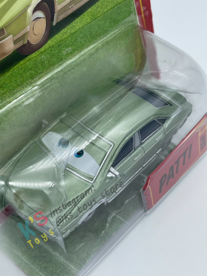 DISNEY PIXAR CARS BY MATTEL, PATTI - RACE ORAMA SERIES - BNIP