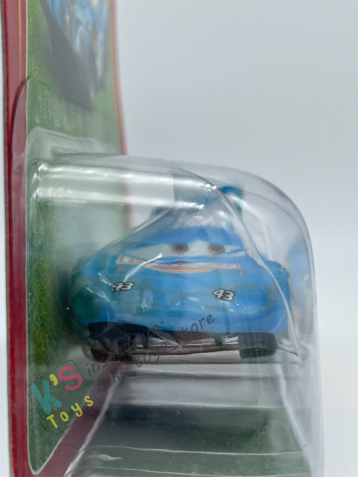DISNEY PIXAR CARS 1:55 BY MATTEL, DAMAGED KING - RACE ORAMA SERIES - BNIP