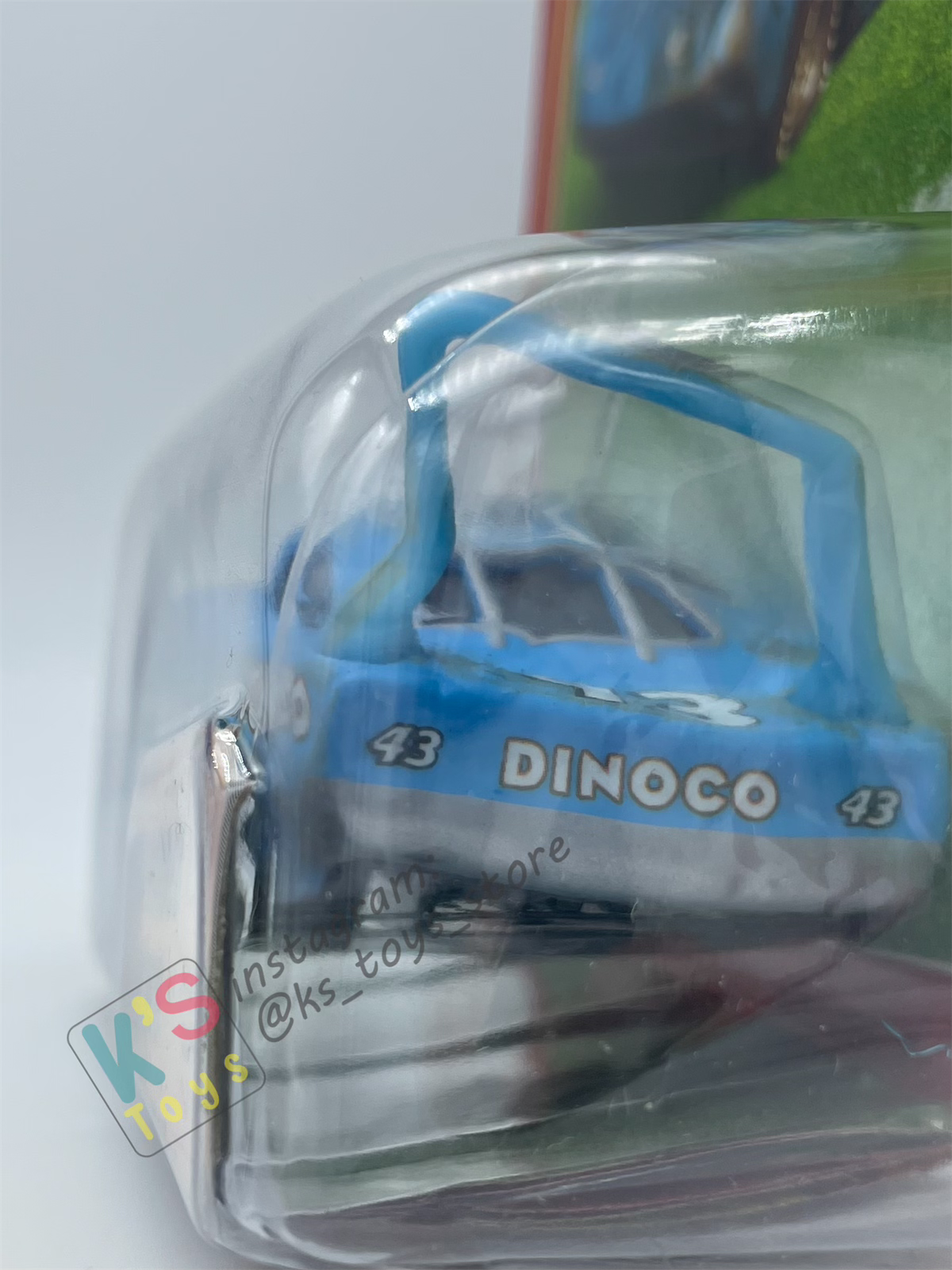 DISNEY PIXAR CARS BY MATTEL, DAMAGED KING - RACE ORAMA SERIES - BNIP