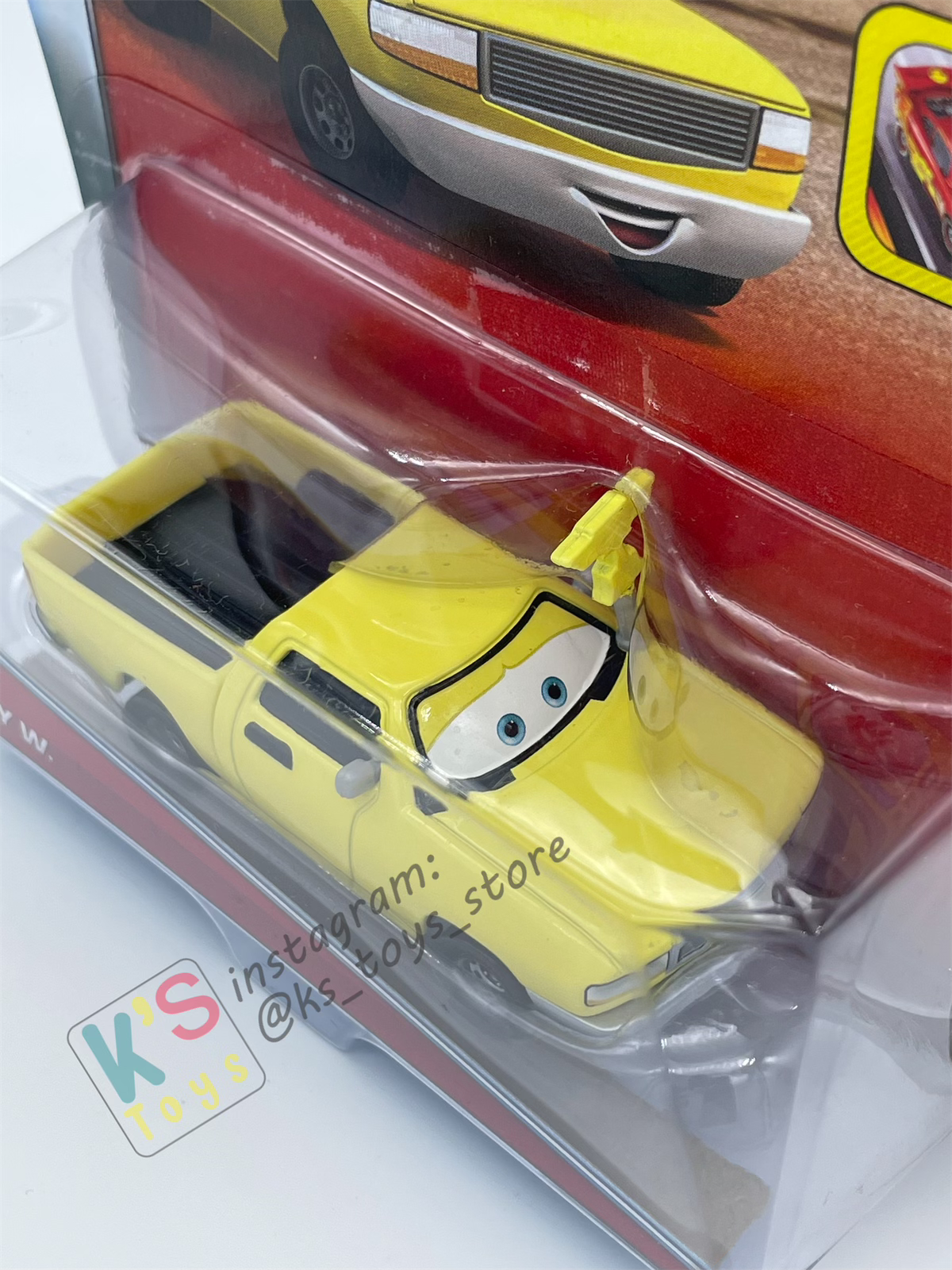 DISNEY PIXAR CARS BY MATTEL, JAY W - RACE FANS SERIES - BNIP