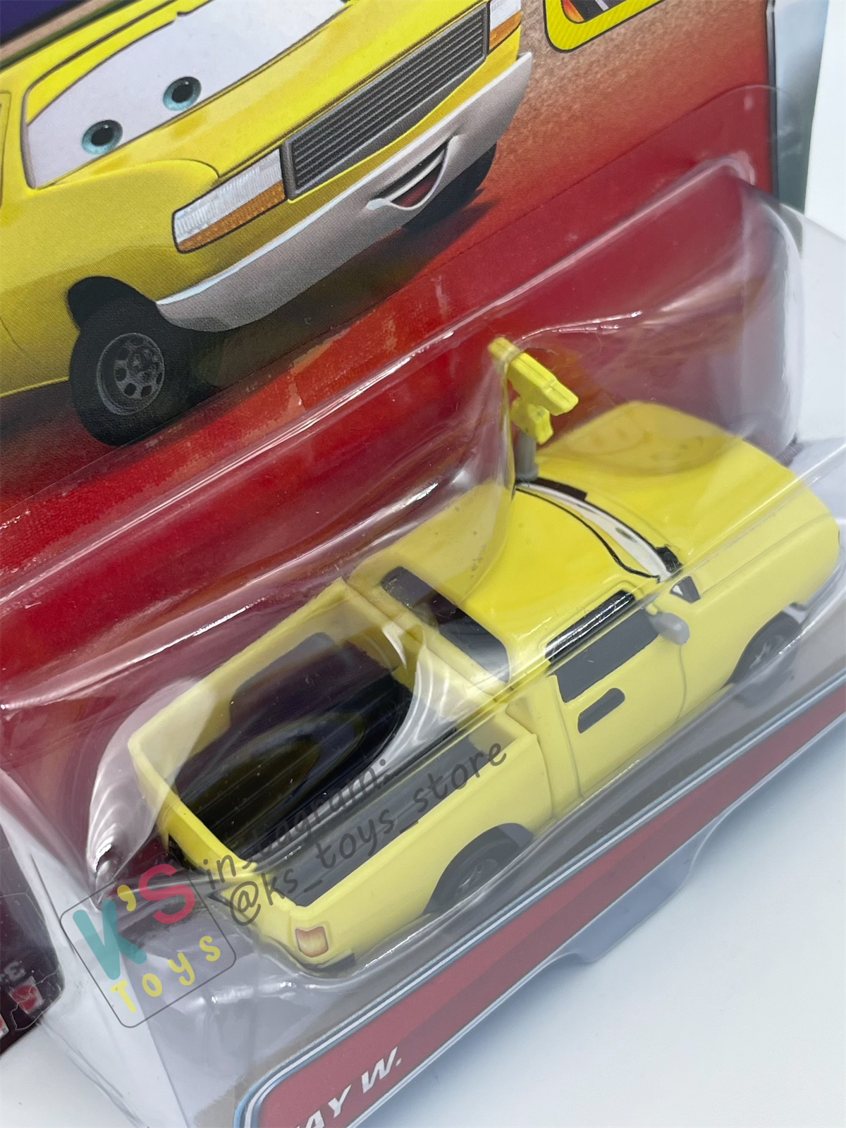 DISNEY PIXAR CARS BY MATTEL, JAY W - RACE FANS SERIES - BNIP