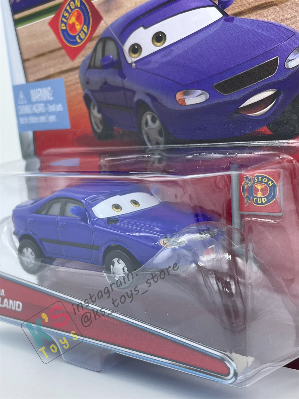 DISNEY PIXAR CARS BY MATTEL, CHRISTINA WHEELAND - RACE FANS SERIES - BNIP