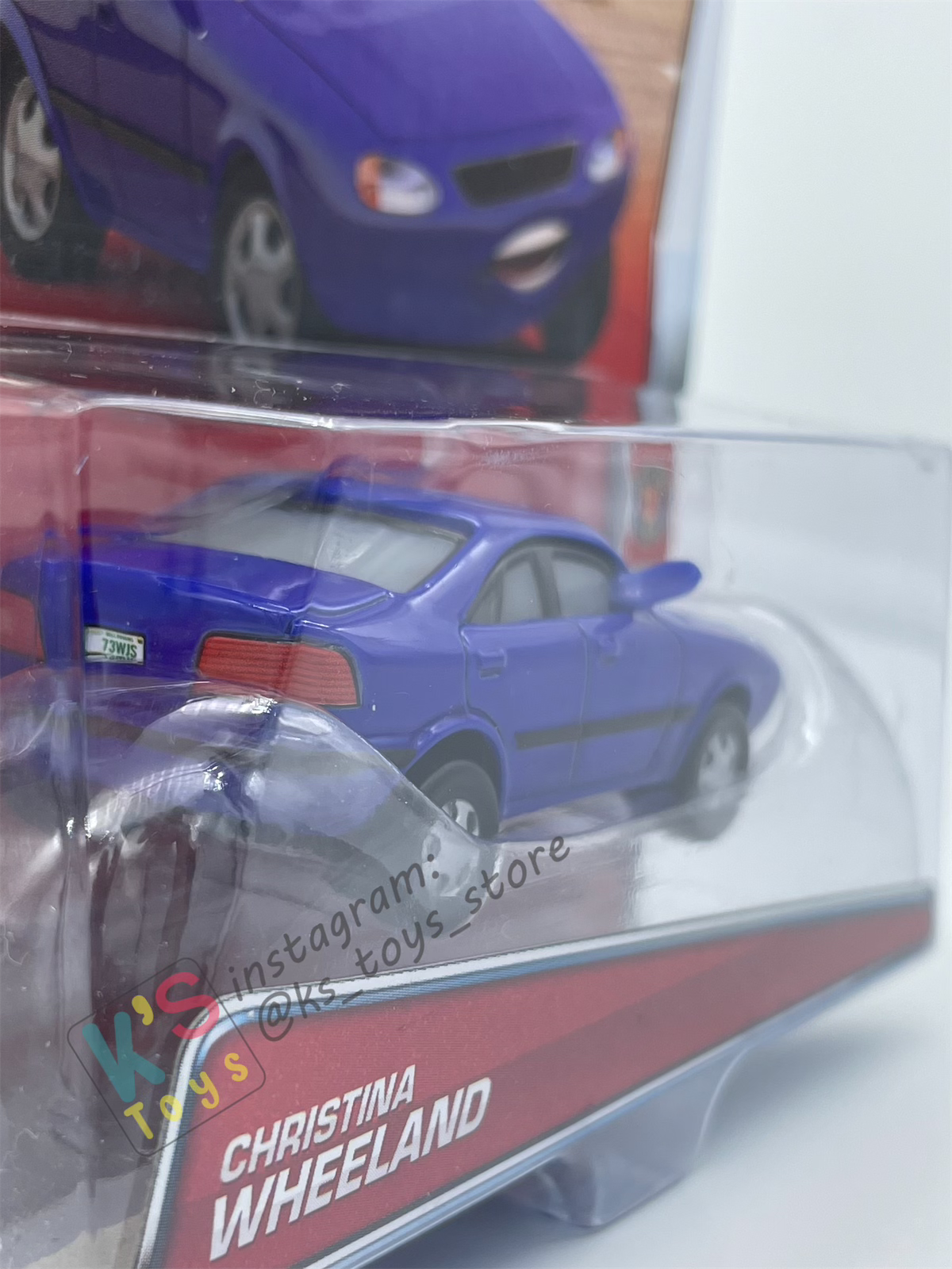 DISNEY PIXAR CARS BY MATTEL, CHRISTINA WHEELAND - RACE FANS SERIES - BNIP