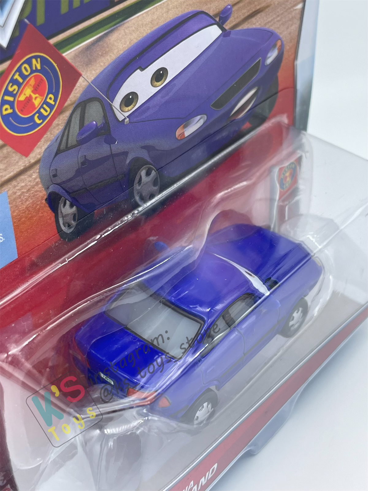 DISNEY PIXAR CARS BY MATTEL, CHRISTINA WHEELAND - RACE FANS SERIES - BNIP