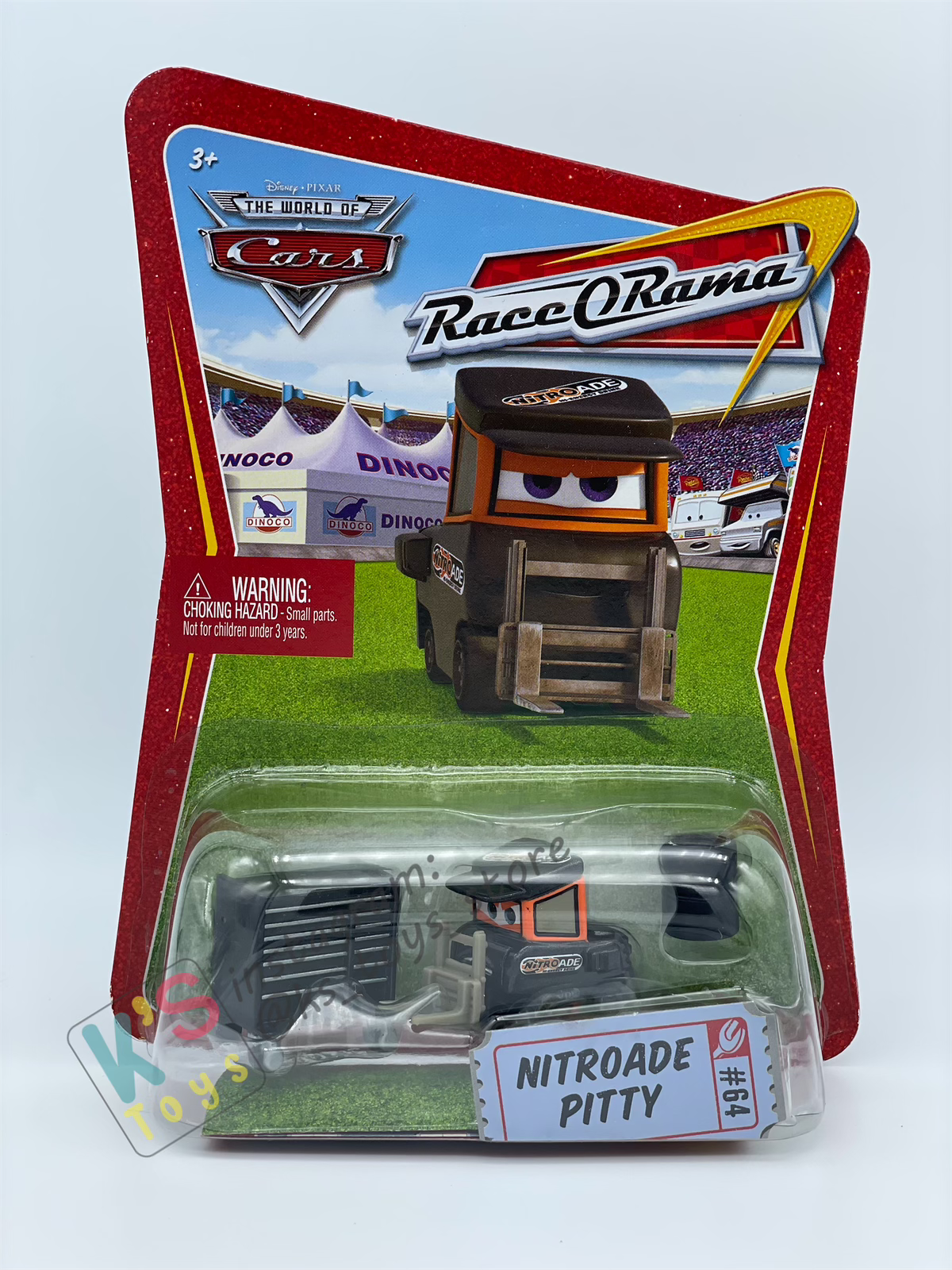 DISNEY PIXAR CARS BY MATTEL, NITROADE PITTY - RACE ORAMA SERIES - BNIP