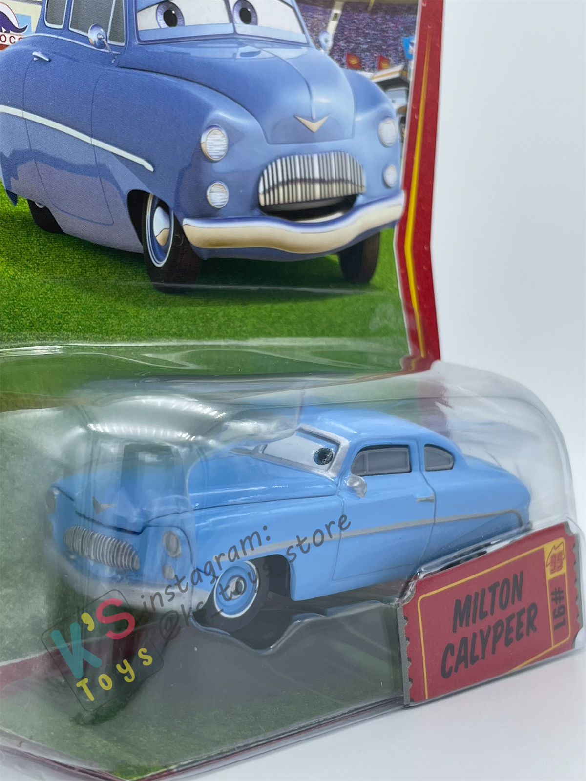 DISNEY PIXAR CARS BY MATTEL, MILTON CALYPEER - RACE ORAMA SERIES - BNIP