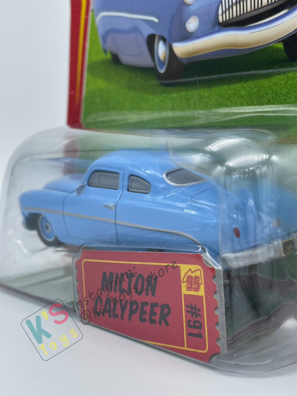 DISNEY PIXAR CARS BY MATTEL, MILTON CALYPEER - RACE ORAMA SERIES - BNIP