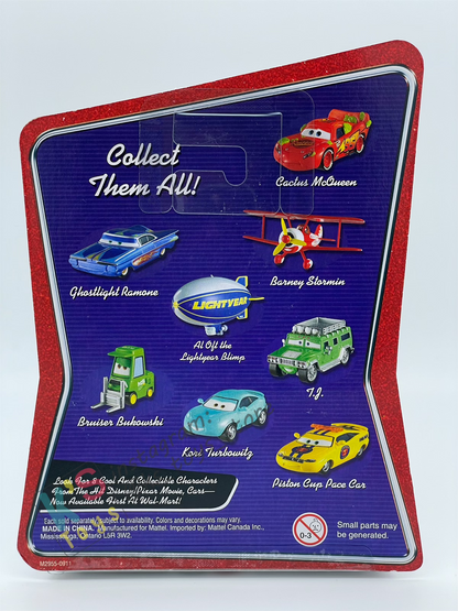 DISNEY PIXAR CARS BY MATTEL, BRUISER BUKOWSKI - RACE ORAMA SERIES - BNIP