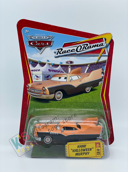 DISNEY PIXAR CARS BY MATTEL, HANK "HALLOWEEN" MURPHY - RACE ORAMA SERIES - BNIP
