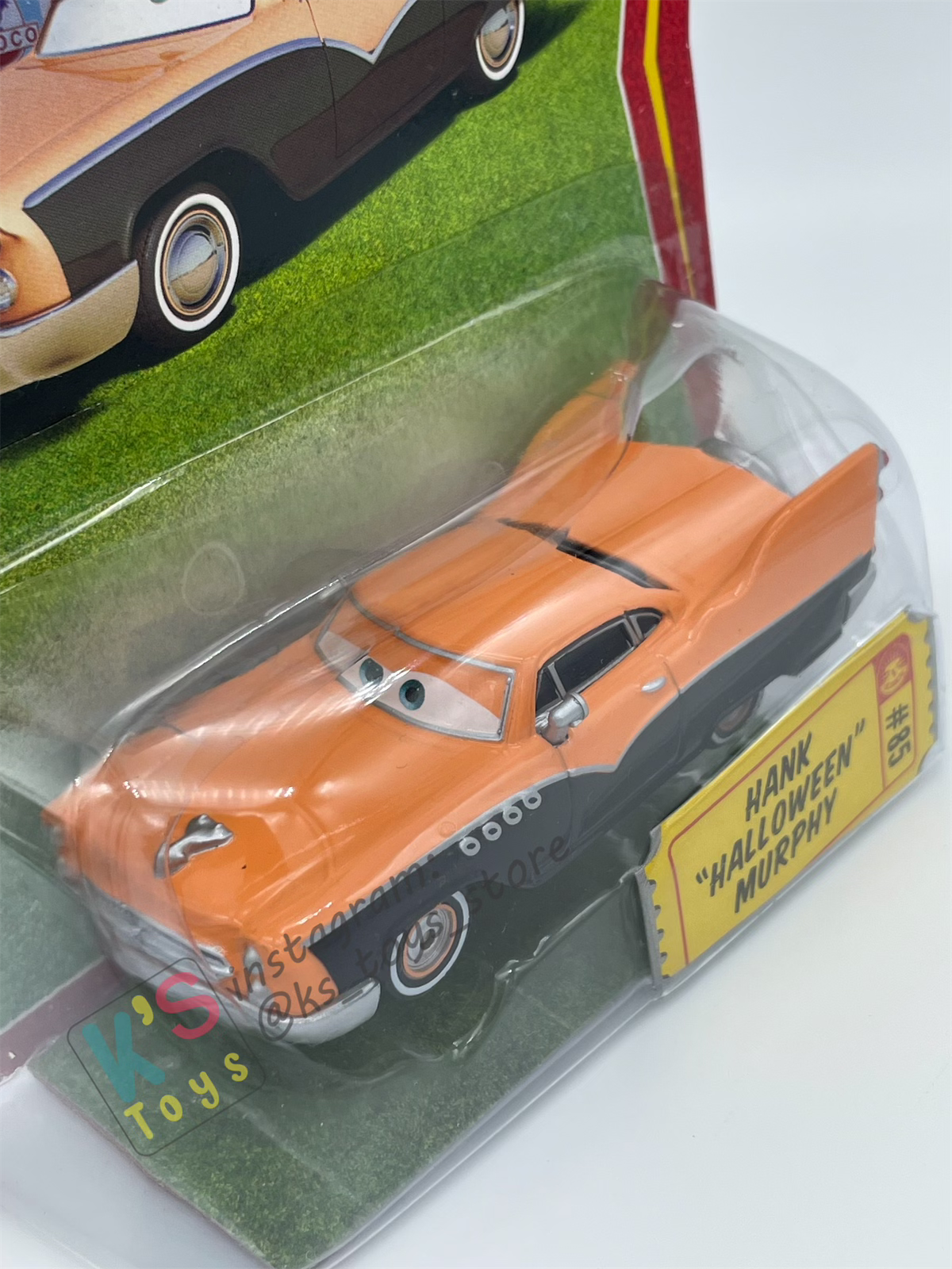 DISNEY PIXAR CARS BY MATTEL, HANK "HALLOWEEN" MURPHY - RACE ORAMA SERIES - BNIP
