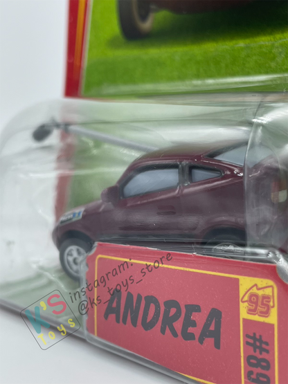DISNEY PIXAR CARS BY MATTEL, ANDREA - RACE ORAMA SERIES - BNIP