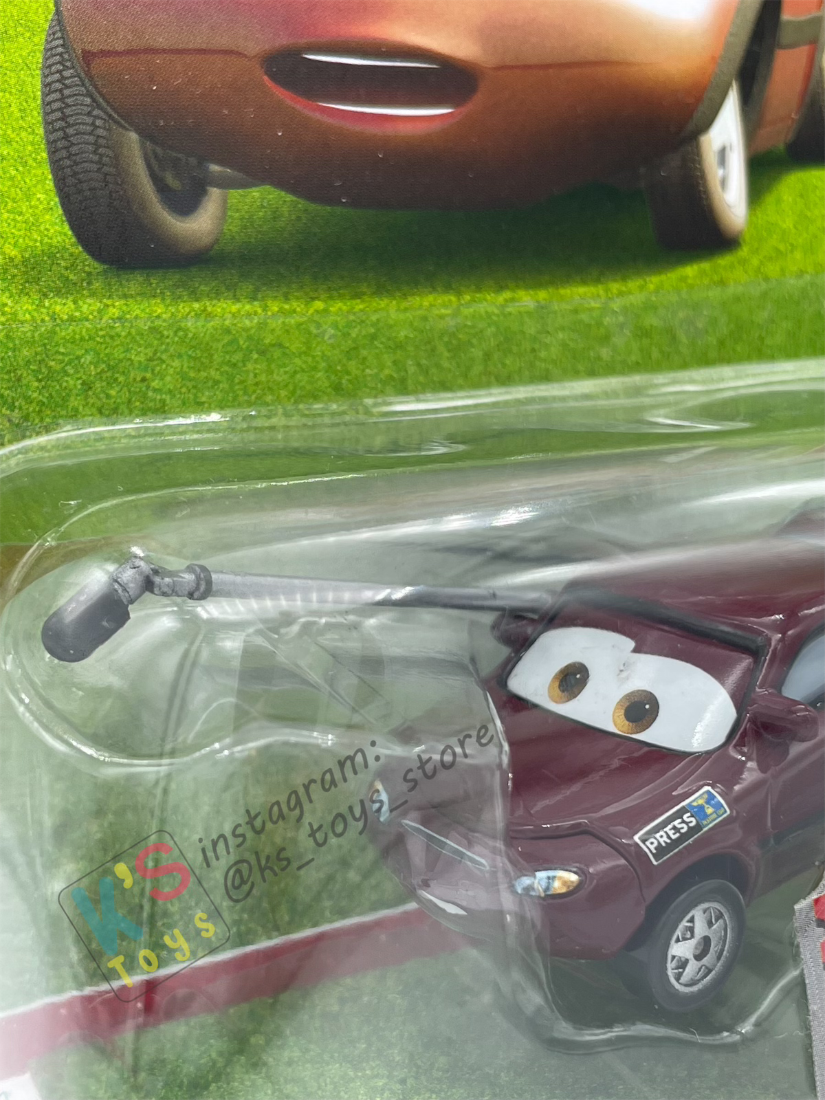 DISNEY PIXAR CARS BY MATTEL, ANDREA - RACE ORAMA SERIES - BNIP
