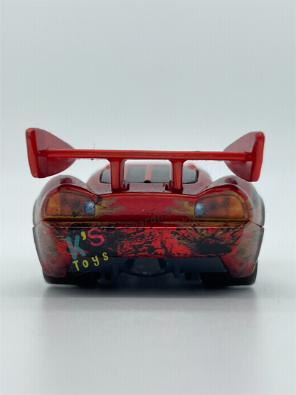PRE-OWNED / LOOSE DISNEY PIXAR CARS - "DRAGON LIGHTNING MCQUEEN WITH METALLIC FINISH" - CARSTOON SERIES - DISPLAYED CONDITION