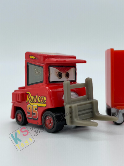PRE-OWNED / LOOSE DISNEY PIXAR CARS - "MY NAME IS NOT CHUCK" - THE WORLD OD CARS SERIES - HAS FEW MARKS FROM FACTORY
