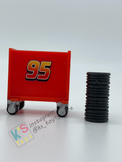 PRE-OWNED / LOOSE DISNEY PIXAR CARS - "MY NAME IS NOT CHUCK" - THE WORLD OD CARS SERIES - HAS FEW MARKS FROM FACTORY