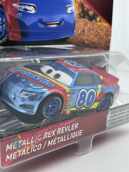 DISNEY PIXAR CARS "METALLIC REX REVLER" SCAVENGER HUNT SERIES - BNIP