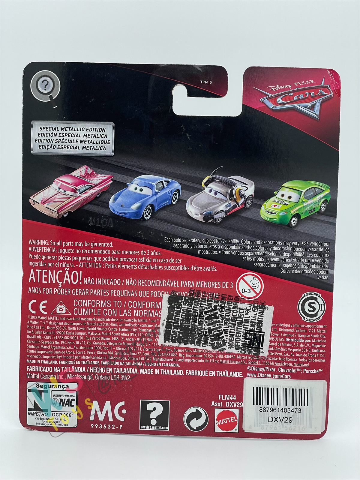 DISNEY PIXAR CARS "METALLIC REX REVLER" SCAVENGER HUNT SERIES - BNIP
