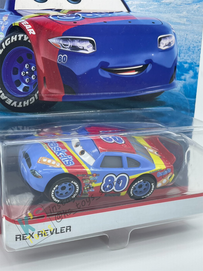 DISNEY PIXAR CARS "REX REVLER WITH BANDAGE GASK-ITS"  DINOCO 400 SERIES - BNIP