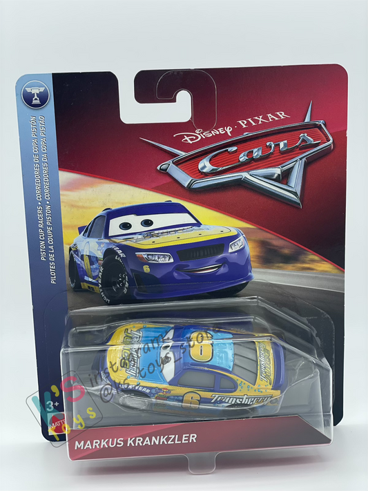 DISNEY PIXAR CARS "MARKUS KRANKZLER" PISTON CUP RACERS SERIES - BNIP