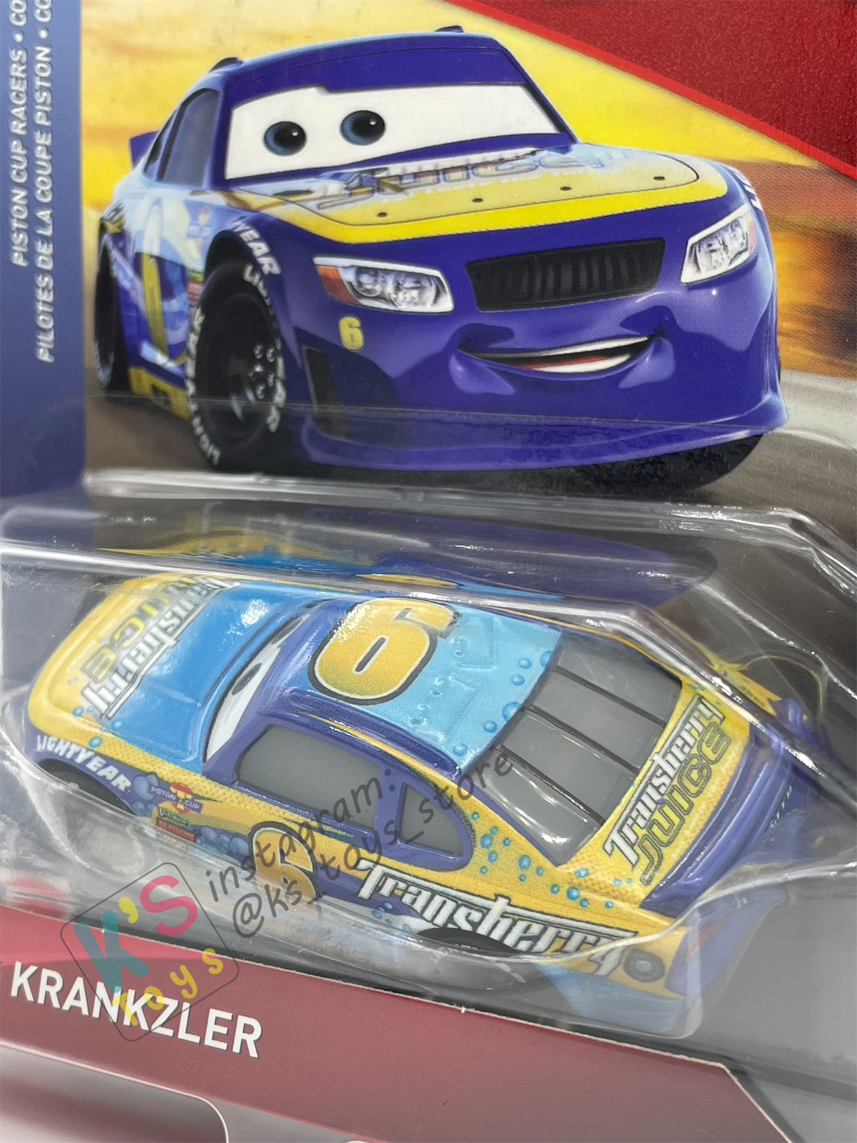 DISNEY PIXAR CARS "MARKUS KRANKZLER" PISTON CUP RACERS SERIES - BNIP
