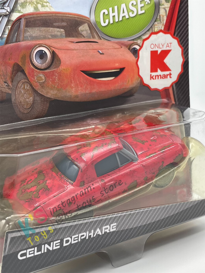 DISNEY PIXAR CARS "CELINE DEPHARE" CHASE CARS 2 SERIES KMART EXCLUSIVE - BNIP