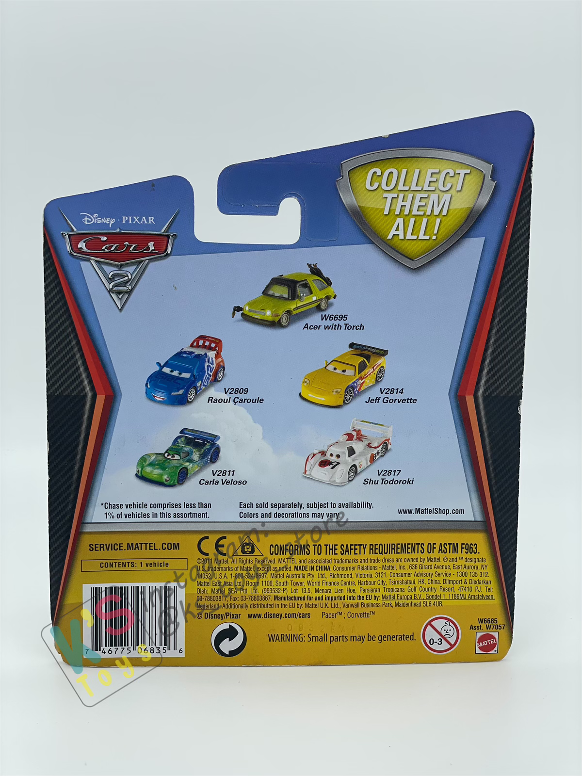 DISNEY PIXAR CARS "CELINE DEPHARE" CHASE CARS 2 SERIES KMART EXCLUSIVE - BNIP