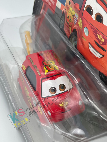 DISNEY PIXAR CARS "CARTNEY BRAKIN" CHASE CARS 2 SERIES - BNIP
