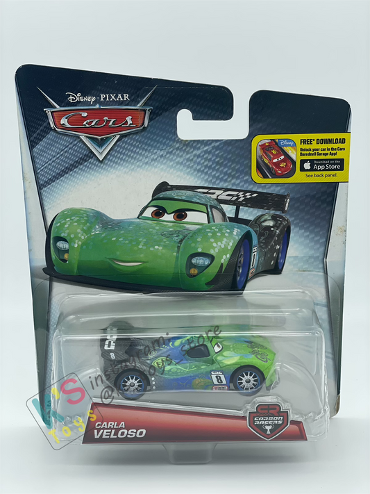 DISNEY PIXAR CARS "CARLA VELOSO" CARBON RACERS SERIES - BNIP
