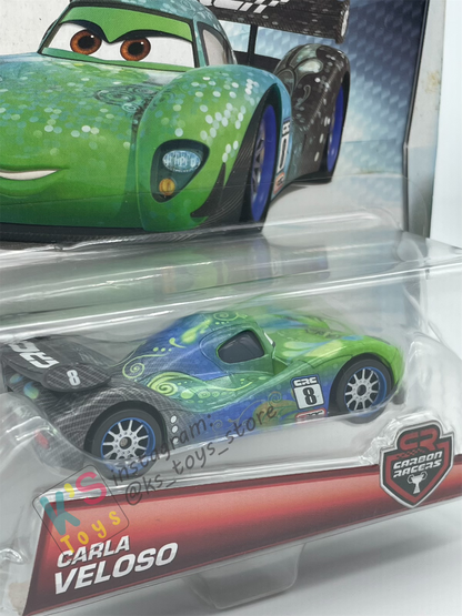 DISNEY PIXAR CARS "CARLA VELOSO" CARBON RACERS SERIES - BNIP