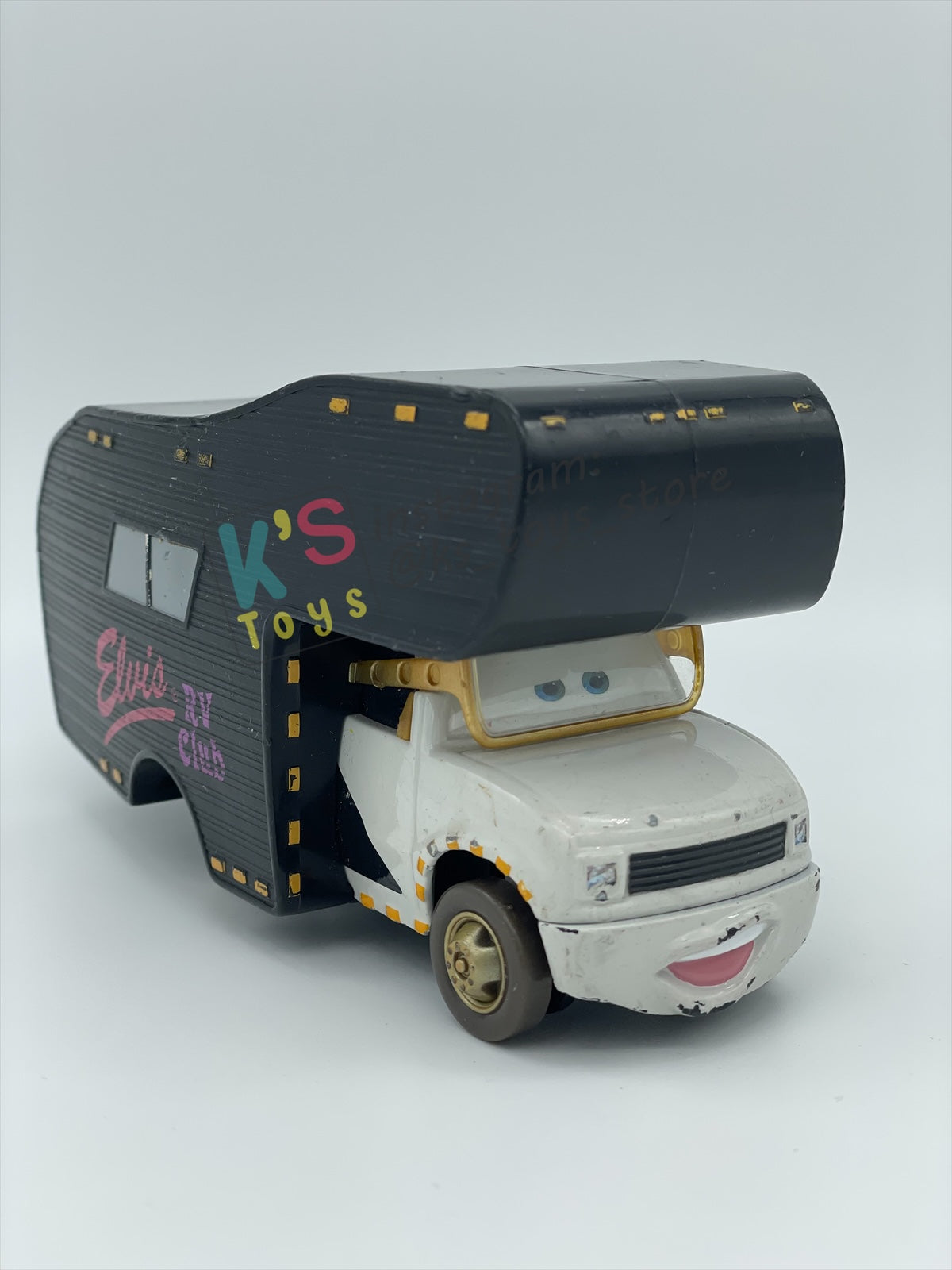 PRE-OWNED / LOOSE DISNEY PIXAR CARS - "ELVIS RV" CARS 1 PISTON CUP SERIES - PLAYED IN GOOD CONDITION - READ DESCRIPTION!!!!!!!!!!