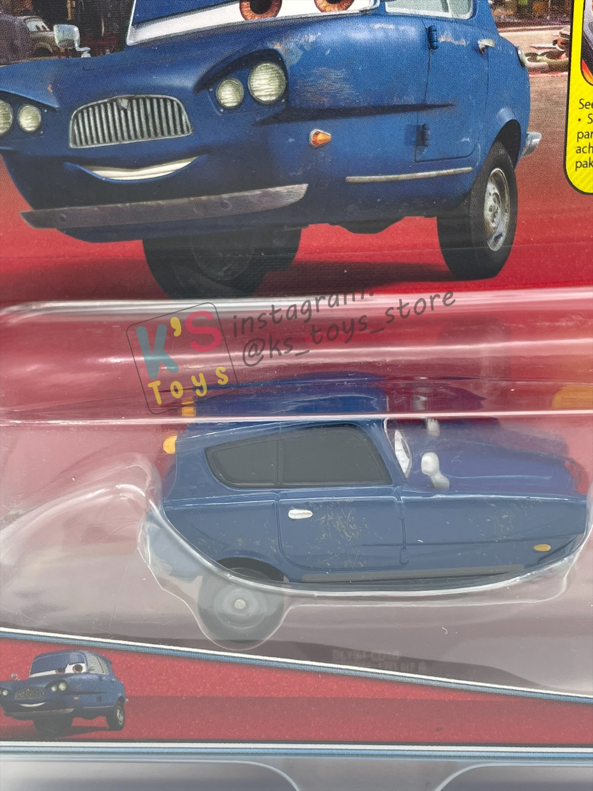 DISNEY PIXAR CARS BY MATTEL 1:55, "TOMBER" - PARIS PARTS MARKET SERIES - BNIP