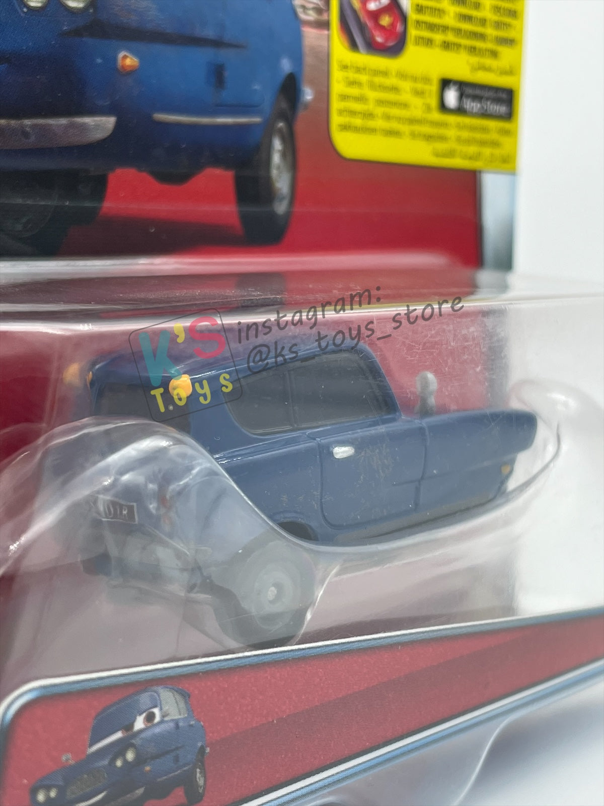 DISNEY PIXAR CARS BY MATTEL 1:55, "TOMBER" - PARIS PARTS MARKET SERIES - BNIP