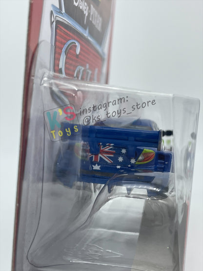 DISNEY PIXAR CARS BY MATTEL 1:55, "FROSTY WITH METALLIC FINISH" - METALLIC DECO SILVER SERIES - BNIP