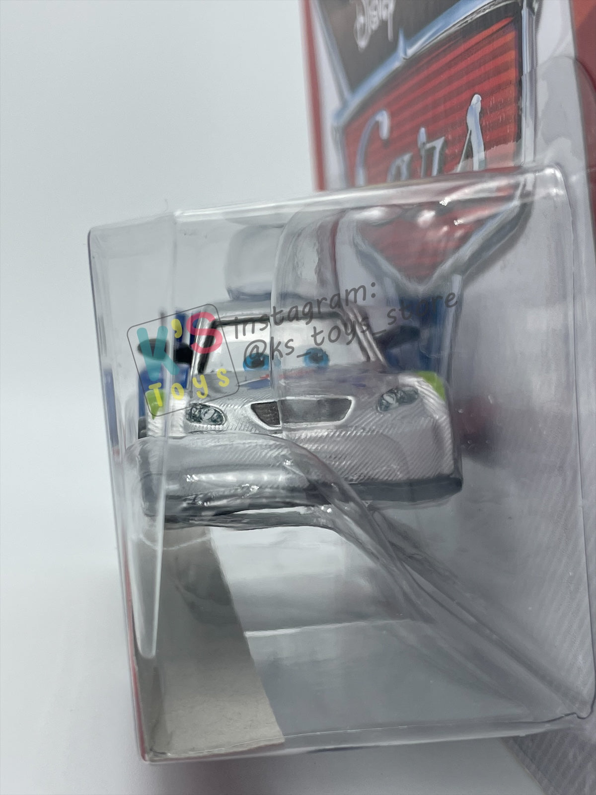 DISNEY PIXAR CARS BY MATTEL 1:55, "FROSTY WITH METALLIC FINISH" - METALLIC DECO SILVER SERIES - BNIP