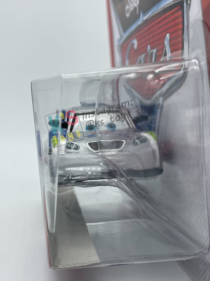 DISNEY PIXAR CARS BY MATTEL 1:55, "FROSTY WITH METALLIC FINISH" - METALLIC DECO SILVER SERIES - BNIP