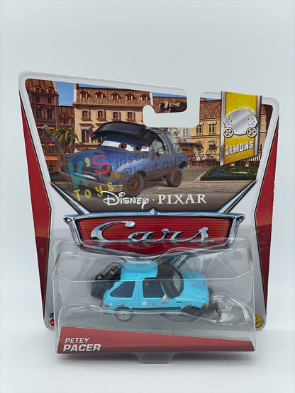 DISNEY PIXAR CARS BY MATTEL 1:55, PETEY PACER - LEMONS SERIES - BNIP