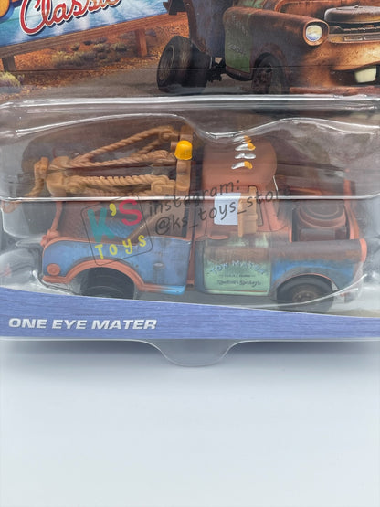 DISNEY PIXAR CARS BY MATTEL 1:55, "ONE EYE MATER" - RADIATOR SPRINGS CLASSIC SERIES - BNIP