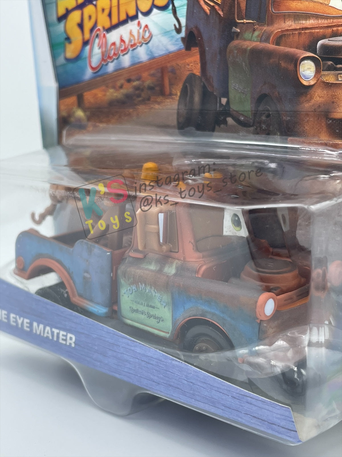 DISNEY PIXAR CARS BY MATTEL 1:55, "ONE EYE MATER" - RADIATOR SPRINGS CLASSIC SERIES - BNIP